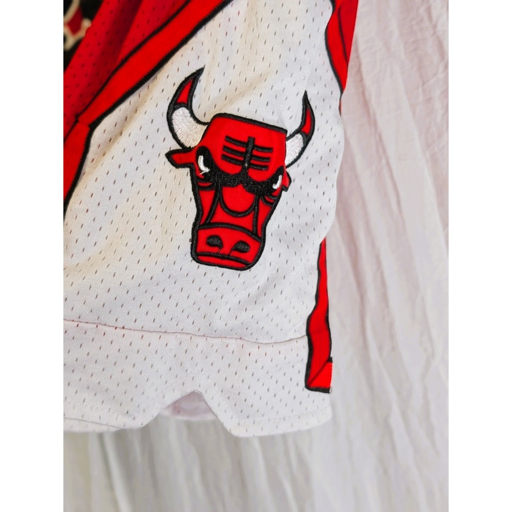 Just Don Chicago Bulls 1997-98 Basketball Shorts Medium Red Sewn On Logo Retro - Picture 5 of 15
